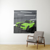 Challenger Groen Wandkleed (In situ)