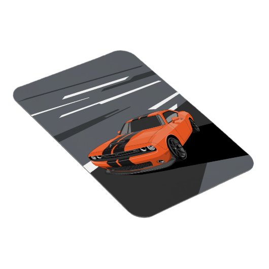 Challenger Orange Magneet (Rechterzijde)