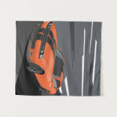 Challenger Orange Wandkleed (Voorkant (horizontaal))