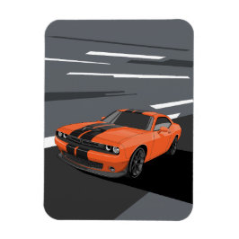 Challenger Oranje Magneet