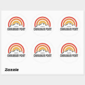 Challenger Point Ronde Sticker (Vel)