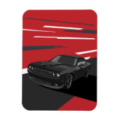 Challenger RT black Magneet (Verticaal)