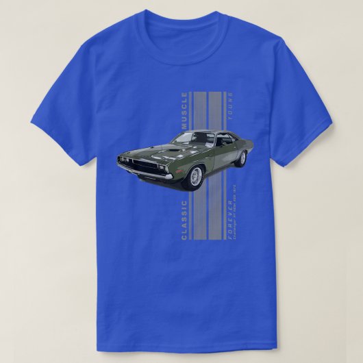 Challenger RT HEMI Classic American Musculars Vi T-shirt (Design voorkant)