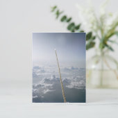 Challenger Space Shuttle Launch Cape Canaveral Briefkaart (Staand voorkant)