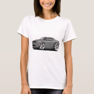 Challenger SRT8 grijs-zwarte auto T-shirt