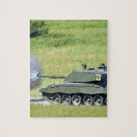 Challenger Tank Legpuzzel (Verticaal)