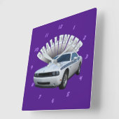 Challenger Vierkante Klok (Hoek)