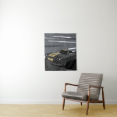 Challenger Zwart Wandkleed (In situ)