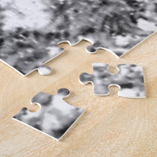 Challenging Black and White Legpuzzel (Zijkant)