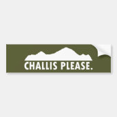 Challis Idaho alsjeblieft Bumpersticker (Voorkant)