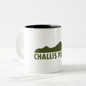 Challis Idaho alsjeblieft Tweekleurige Koffiemok (Voorkant links)