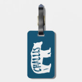 Challis Idaho Beer Bagagelabel (Achterkant verticaal)