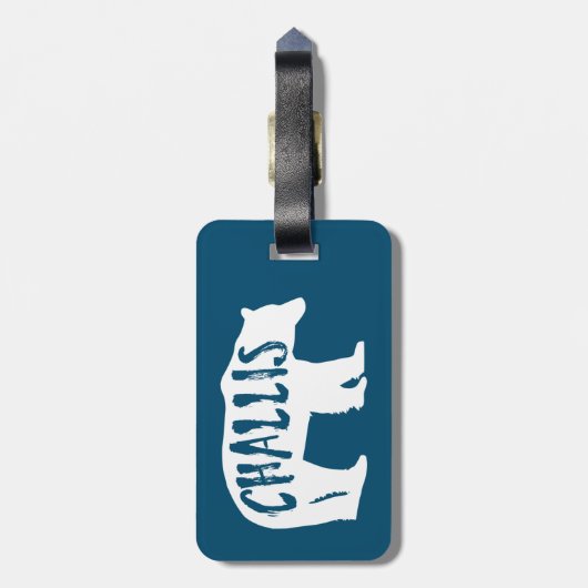 Challis Idaho Beer Bagagelabel (Achterkant verticaal)