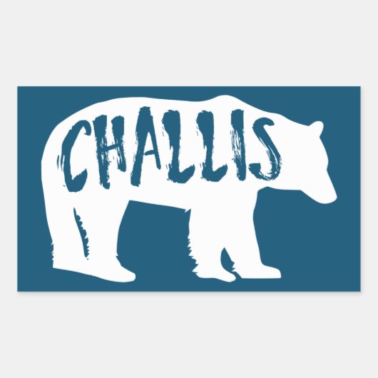 Challis Idaho Beer Rechthoekige Sticker (Voorkant)