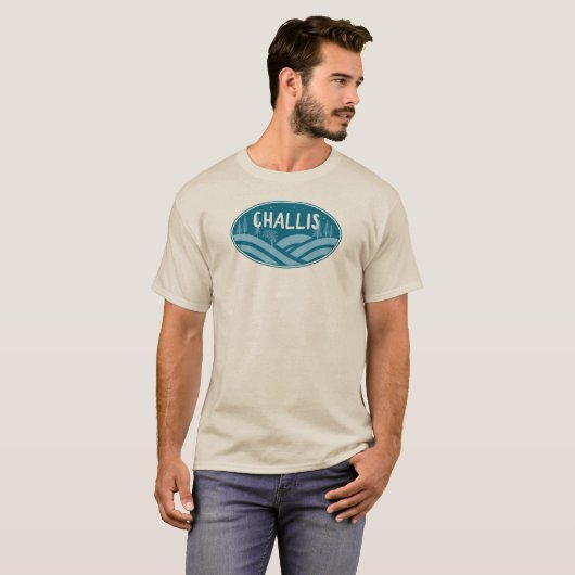 Challis Idaho Outdoors T-shirt (Voorkant volledig)