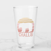 Challis Idaho Retro Beer Glas (Voorkant)