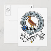 Chalmers Clan Badge Briefkaart (Voorkant / Achterkant)