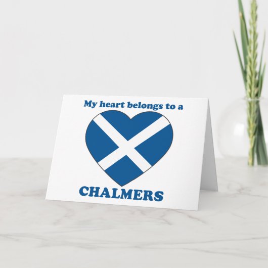 Chalmers Feestdagen Kaart (Voorkant)
