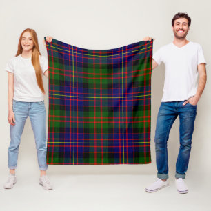 Chalmers Schotse ruit Fleece Deken