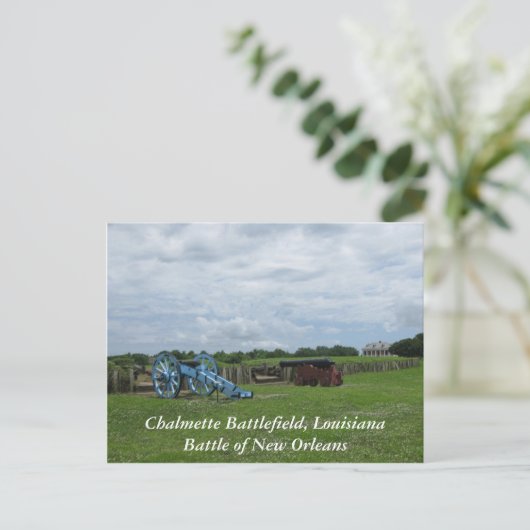 Chalmette Battlefield Briefkaart (Staand voorkant)