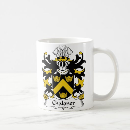 Chaloner Family Crest Koffiemok (Rechts)