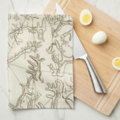 Chalonsen Champagne Theedoek (Quarter Fold)