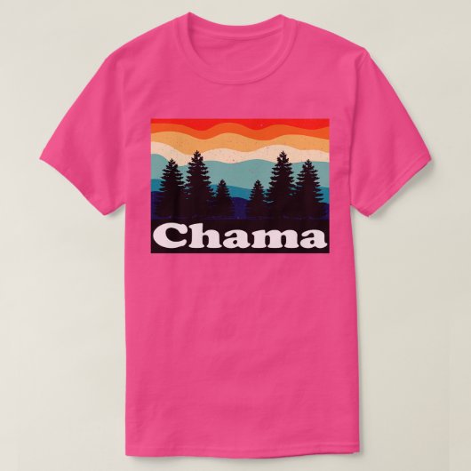 Chama New Mexico Retro T-shirt (Design voorkant)