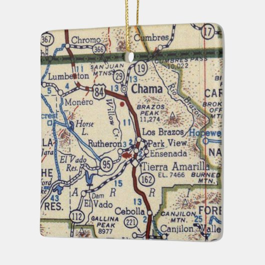Chama NM  Map Keramisch Ornament (Links)