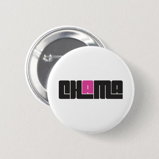 Chama Ronde Button 5,7 Cm (Voorkant /achterkant)
