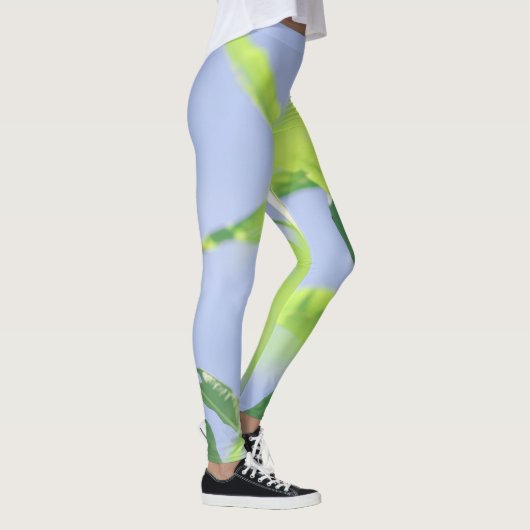 Chamaenerion angustifolium Wilgenroosje Bladeren Leggings (Rechts)