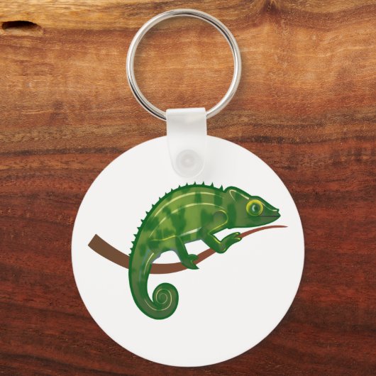Chamäleon chameleon sleutelhanger (Voorkant)
