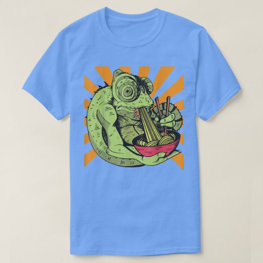 Chamaleon Ramen Noodles 185 T-shirt (Design voorkant)