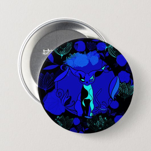 Chamalion Ronde Button 7,6 Cm (Voorkant /achterkant)