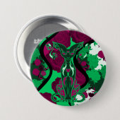 Chamalion Ronde Button 7,6 Cm (Voorkant /achterkant)