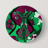 Chamalion Ronde Button 7,6 Cm (Voorkant)