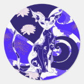 Chamalion Ronde Sticker (Voorkant)