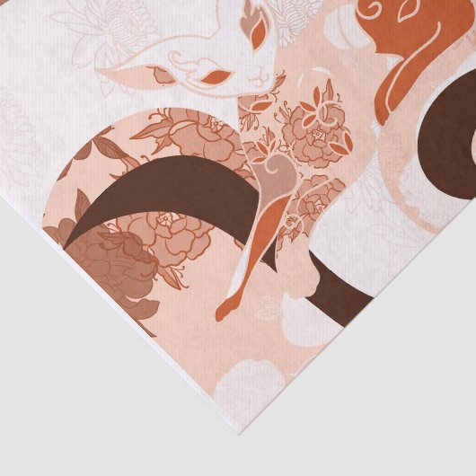 Chamalion Tissuepapier (Detail)