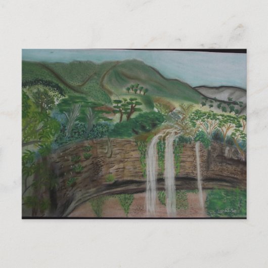 Chamarel Falls, Mauritius Briefkaart (Voorkant)