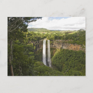 Chamarel Waterfall-most op Mauritius, meer dan 2 Briefkaart