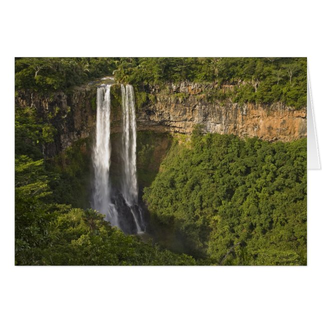 Chamarel Waterval-hoogste op Mauritius, meer dan (Voorkant Horizontaal)