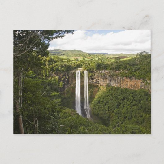 Chamarel Waterval-hoogste op Mauritius, meer dan 2 Briefkaart (Voorkant)