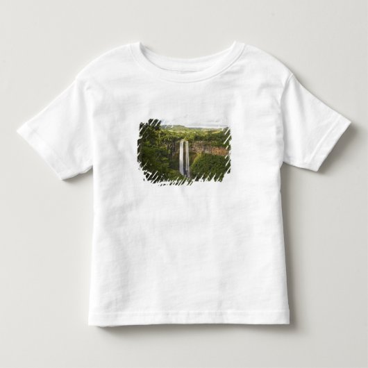 Chamarel Waterval-hoogste op Mauritius, meer dan 2 Kinder Shirts (Voorkant)
