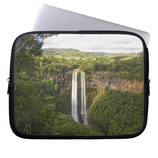 Chamarel Waterval-hoogste op Mauritius, meer dan 2 Laptop Sleeve (Voorkant)