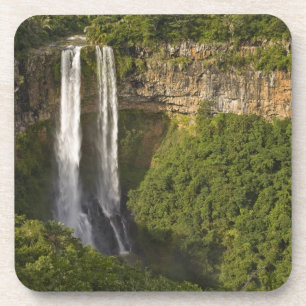 Chamarel Waterval-hoogste op Mauritius, meer dan Bier Onderzetter