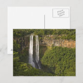 Chamarel Waterval-hoogste op Mauritius, meer dan Briefkaart (Voorkant / Achterkant)