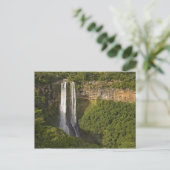 Chamarel Waterval-hoogste op Mauritius, meer dan Briefkaart (Staand voorkant)