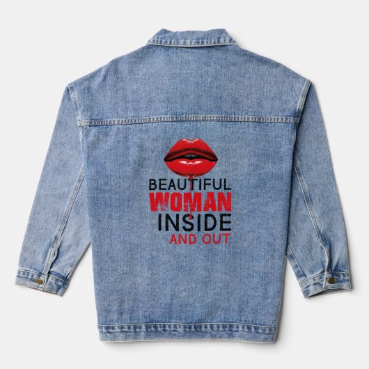 chamarra vaquera Beautiful Woman Denim Jacket (Achterkant)