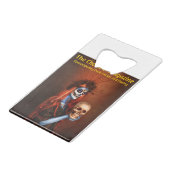 Chamber Magazine Logo Creditkaart Flessenopener (Voorkant Gekanteld)