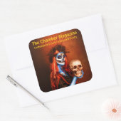 Chamber Magazine Logo Vierkante Sticker (Envelop)