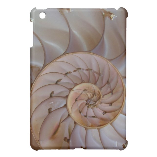 Chambered Nautilus iPad Mini Hoesje (Achterkant)
